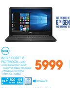 Dell Intel Core i3 Notebook 3567