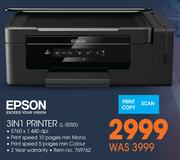 Epson 3 In 1 Printer L-3050