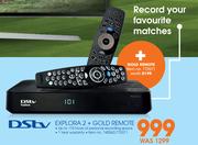 DSTV Explora 2 + Gold Remote