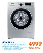 Samsung 7Kg Metallic Front Load Washing Machine WW70J4263GS F