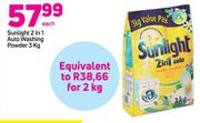 Sunlight 2 In 1 Auto Washing Powder-3kg Each