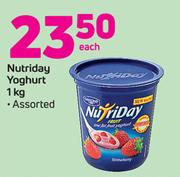Nutriday Yoghurt Assorted-1kg 