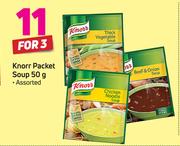 Knorr Packet Soup-50g Assorted