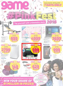 Game : Pink Fest (2 May - 8 May 2018), page 1