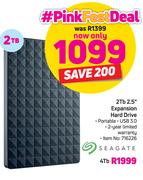 Seagate 2TB 2.5” Expansion Hard Drive