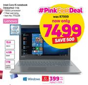 Lenovo 15.6" Intel Core 15 Notebook 1IDEAPAD 110