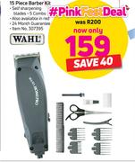 Wahl 15 Piece Barber Kit