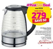 Sunbeam 1.7Ltr Glass Kettle 