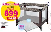 Chelino Camp Cot + Free Camp Cot Mattress