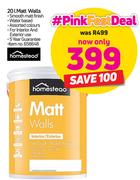 Homestead Matt Walls-20Ltr