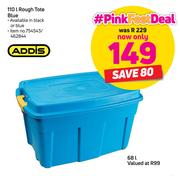 Addis 68Ltr Rough Tote Blue