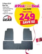 1st Gear 3-Piece SUV Mat Set