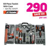Stramm 69 Piece Toolkit With Case-Per Set