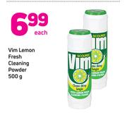 Vim Lemon Fresh Cleaning Powder 500g-Each