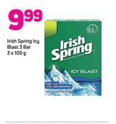 Irish Spring Icy Blast Bar-3 x 100g