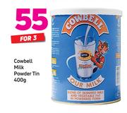 Cowbell Milk Powder Tin-3 x 400g