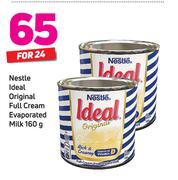 Nestle Ideal Original Full Cream Evaporated Milk-24 x 160g