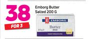 Emborg Butter Salted-3 x 200g