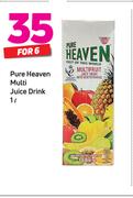 Pure Heaven Multi Juice Drink-6 x 1Ltr