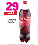 Coca Cola Coke-6 x 1Ltr