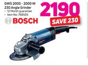 Bosch GWS 2000 - 2000W 230 Angle Grinder