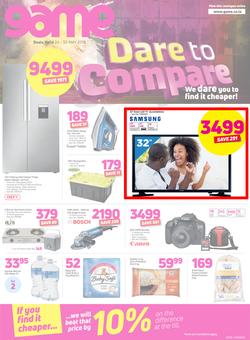 Game Lesotho : Dare To Compare (24 May - 30 May 2018), page 1