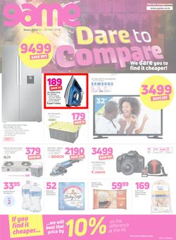 Game Lesotho : Dare To Compare (24 May - 30 May 2018), page 1