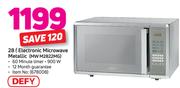 Defy 28L Electronic Microwave Metallic MW M2822Mg