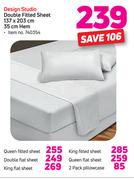 Design Studio Queen Fitted Sheet 