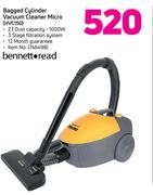 Bennett Read Bagged Cylinder Vaccuum Cleaner Micro HVC150