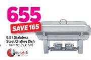 Tissolli 9.5L Stainless Steel Chafing Dish
