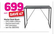 Marko Desk Black