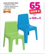 Sunny Junior Armless Chair-For 2