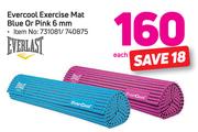 Everlast Excercise Mat (Blue Or Pink) 6mm Each