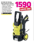 Karcher K2 360 20-120 Bar High Pressure Cleaner