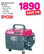 Ryobi 650 W Generator RG-950