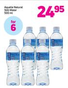 Aquelle Natural Still Water-6 x 500ml