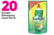 Sunlight Dishwashing Liquid-750ml