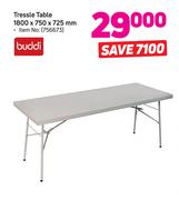 Buddi Tressle Table 1800 x 750 x 725mm