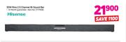 Hisense 30 W RMS 2.0 Channel BT SoundBar