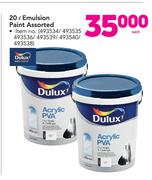 Dulux 20Ltr Emulsion Paint Assorted