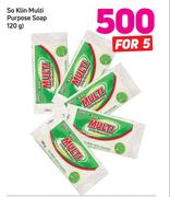 So Klin Multi Purpose Soap 120g-For 5
