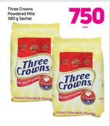 Three Crowns Powdered Milk 380g Sachet-Each