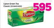 Lipton Green Tea Classic 25 Bags Box