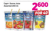 Capri-Sonne Juice Assorted  40 x 200ml