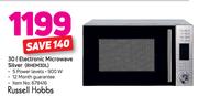 Russell Hobbs 30L Electronic Microwave Silver RHEM30L