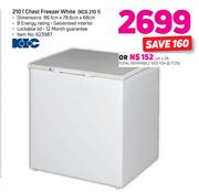 KIC 210L Chest Freezer (White) KCG 210 1