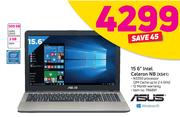 Asus 15.6" Intel Celeron NB X541