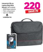 Volkano Industrial 28cm Laptop Bag With Mouse VB-VLB200