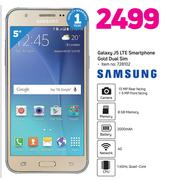 Galaxy J5 LTE Smartphone Gold Dual SIM